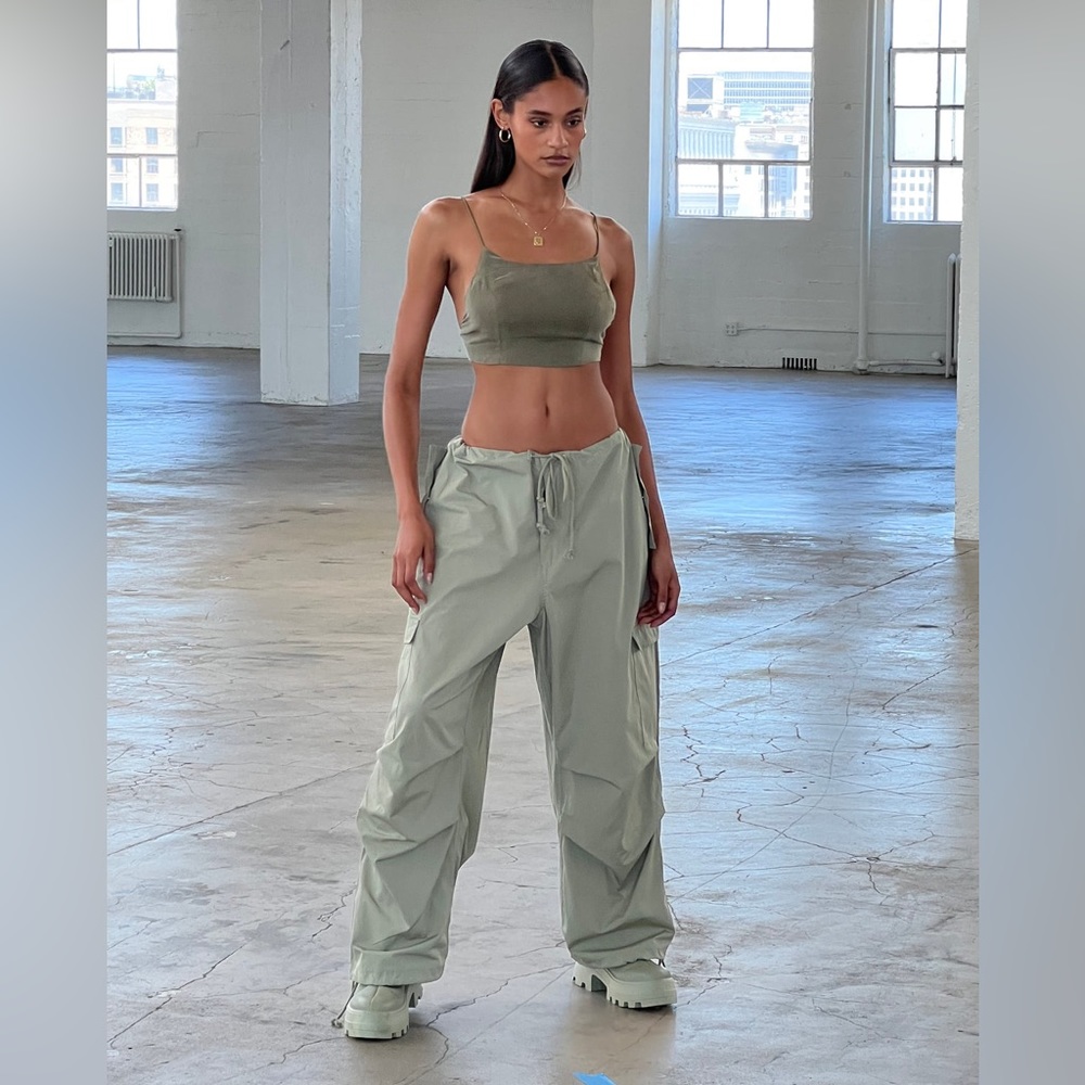 LE PARACHUTE PANT - SAGE - LOCAL EUROPEAN